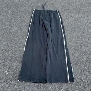 Vintage Baggy Black Y2k Wide Leg Loose Fit Cotton Sweatpants